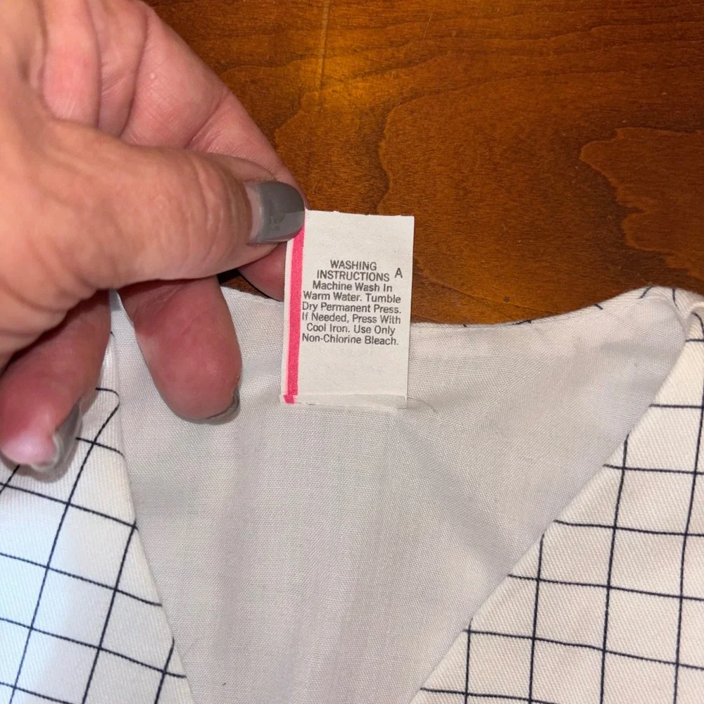 Kids/Baby Vintage Nautical Sailboat Grid Button Front Jacket Top | 24‎ Months